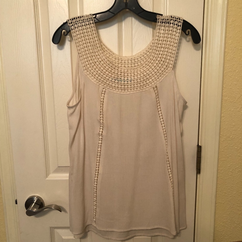 Elegant Blouse .  Size: Medium / Color: Cream